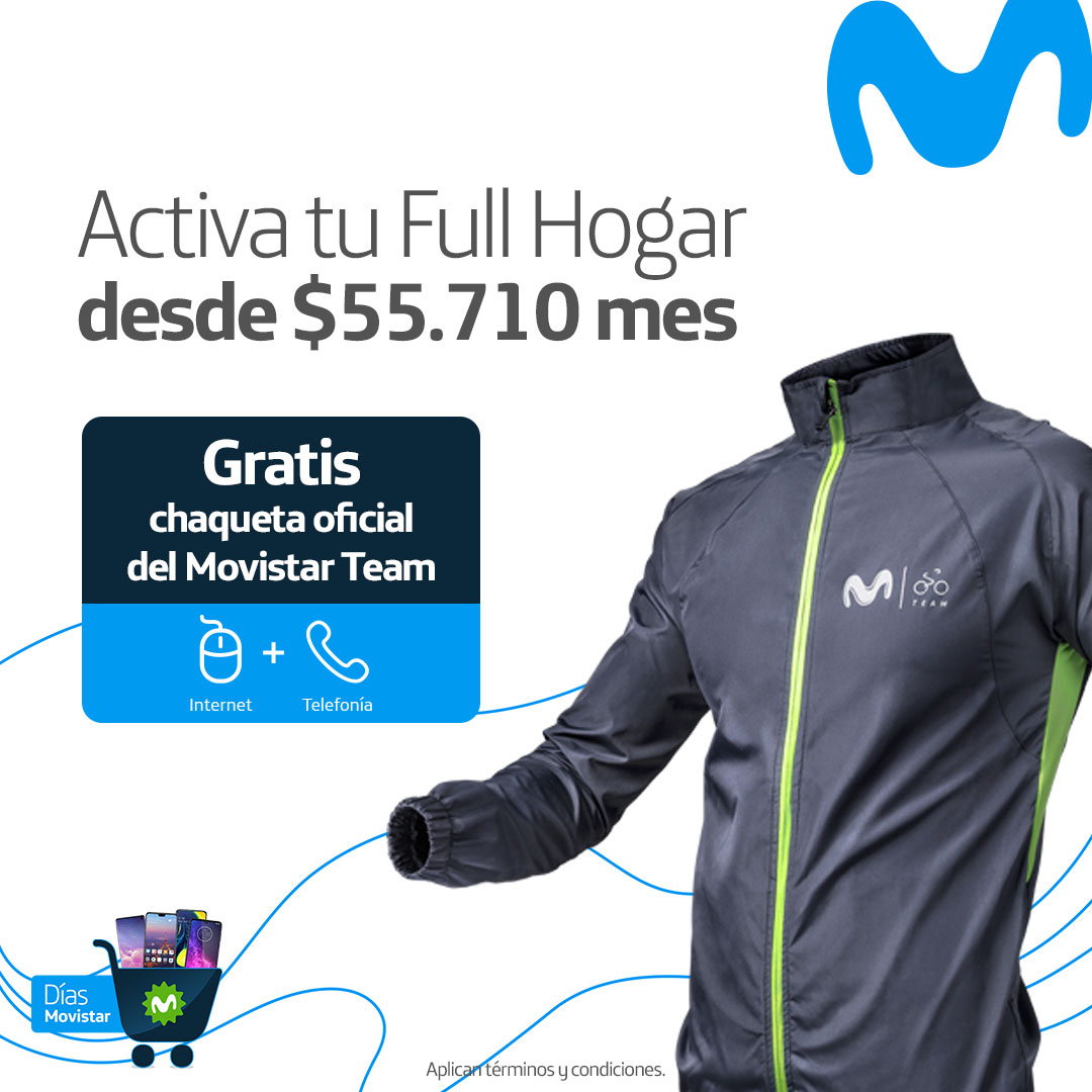 Twitter 上的 Colombia："Nadie te da más que Movistar. Lleva gratis la oficial del Movistar Team activando un plan de Internet hogar, en planes desde $55.710 mes🇨🇴 solo del 17 al