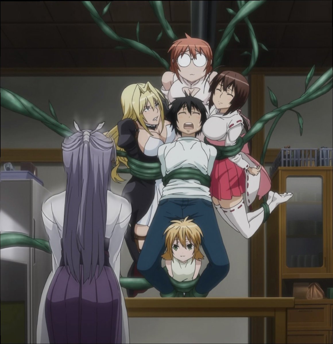 For today's random fanservice anime, let's go with Sekirei Pure E...