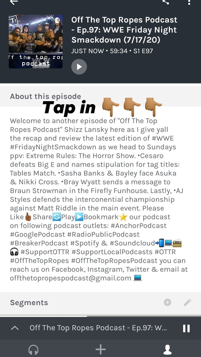 OTTRMobb's tweet photo. https://t.co/5h52UaR9ab
#SupportOTTR #OffTheTopRopesPodcast #supportlocalpodcasts #OffTheTopRopes #OTTR #ProfessionalWrestling #BlackOwnedPodcast https://t.co/FjeditGuCC
