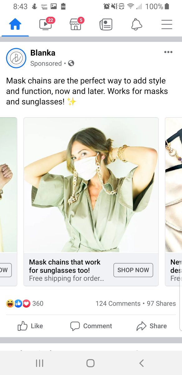 SwellDanielle2's tweet photo. Apparently you can chain yourself to your mask for the low price of $68. https://t.co/GsggCaPmce