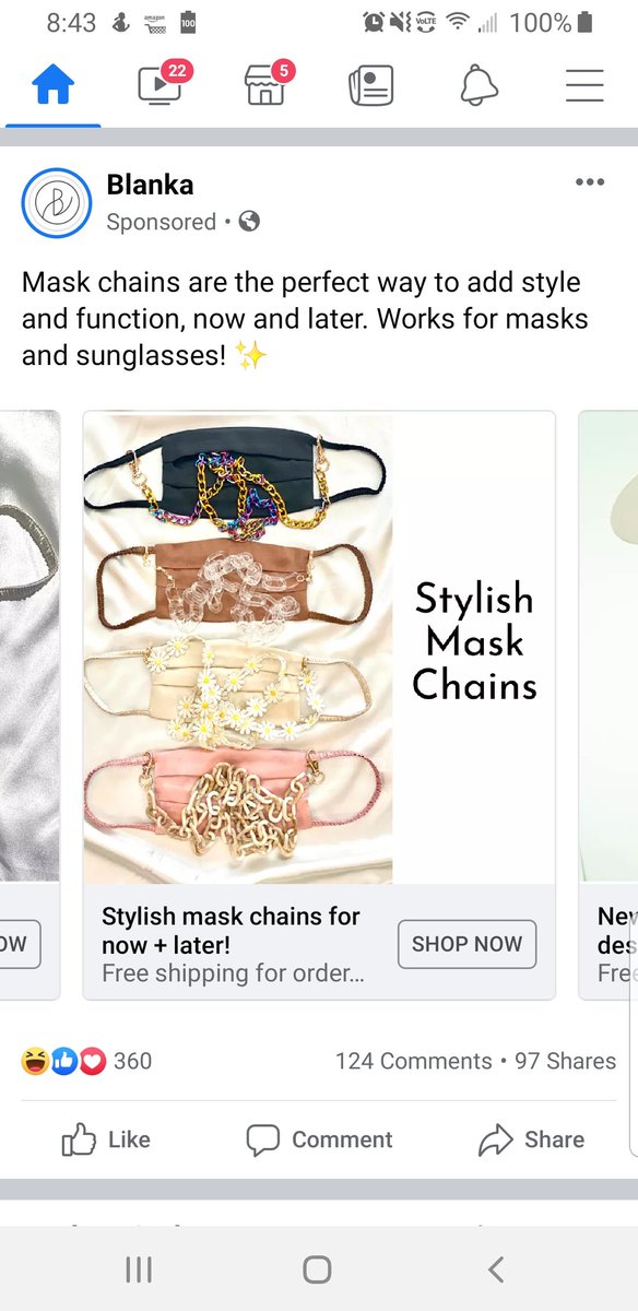 Apparently you can chain yourself to your mask for the low price of $68.