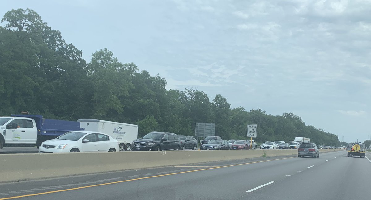 Danny_J_Frank's tweet photo. Jammed up #HighlandPark with a crash on #US41 NB before #HalfDayRoad in the left lane &amp; shoulder.  Traffic is backing up quickly.  #WaukeganRoad is good alternate
@WBBM780Traffic https://t.co/tS0joDKvJr