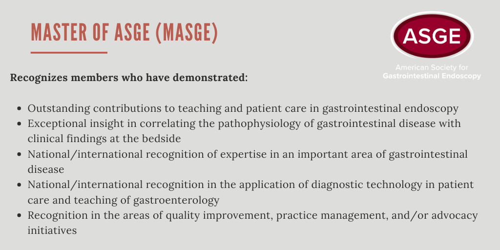ASGEendoscopy's tweet photo. ASGE is pleased to welcome the inaugural class of Masters of ASGE! https://t.co/pmZVUMX0yT
#ASGE #GItwitter #GIEndoscopy #MASGE #gastroenterology #endoscopy https://t.co/xHVKqQCJAe