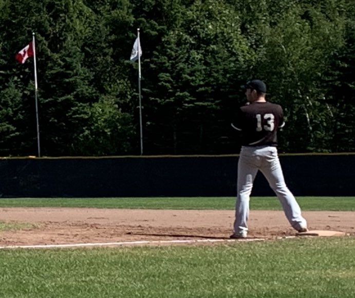 MPStormBaseball's tweet photo. Tough L to even the record at 1-1, well pitched game by Toopy, deserved better, but the boys look sharp in grey pants #kearleyhaditrightallalong #storm #stormbaseball #stoooooorm https://t.co/22ENbkMfOI
