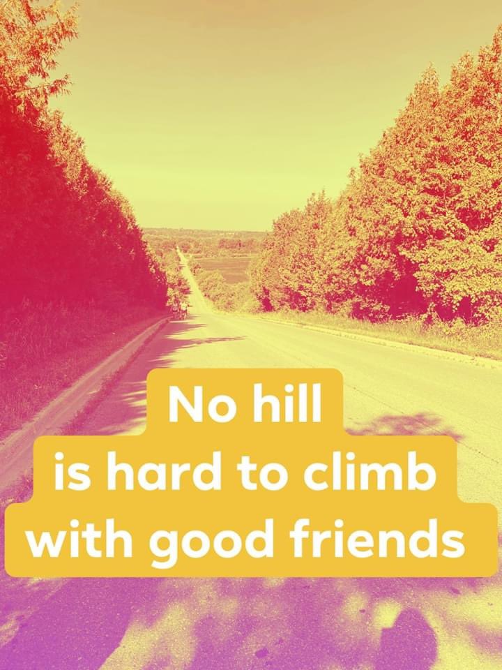 christiebabble's tweet photo. This week we tackled Brighten and its monstrous hills #EightPlus #FourPlusOne #SpecialGuest #Prosecco #CampingBubble https://t.co/84urS8QEn2