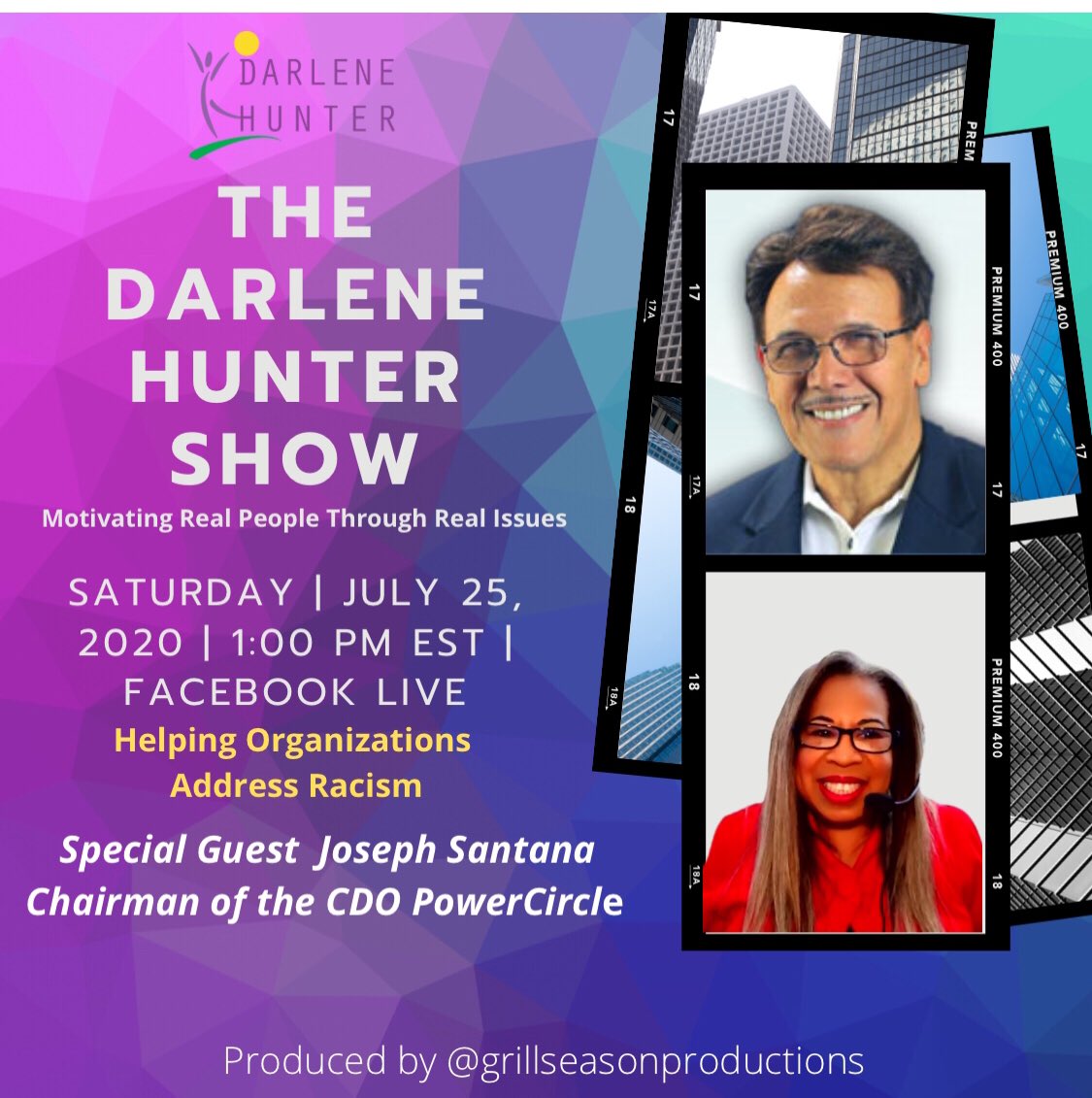 rdhunter0712's tweet photo. Join us on Saturday, July 25, 2020 as we have a discussion and conversation about how organizations can address racism from their board room to their suppliers.#darlenehuntershow #blacklivesmatter #darlenehunter #diversityandinclusion #leadershipmakesadifference #CEO #racism https://t.co/opEAFX1clE