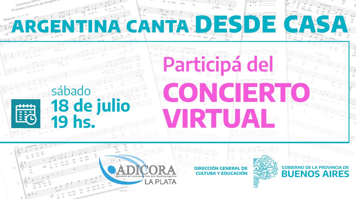 BAeducacion's tweet photo. En minutos, sumate a la experiencia de canto colectivo de #ArgentinaCanta 👉 https://t.co/PJtgYal1hf 

Podés obtener las partituras en #ContinuemosEstudiando 👉https://t.co/BJ2inSsLle https://t.co/swleSdi9xR