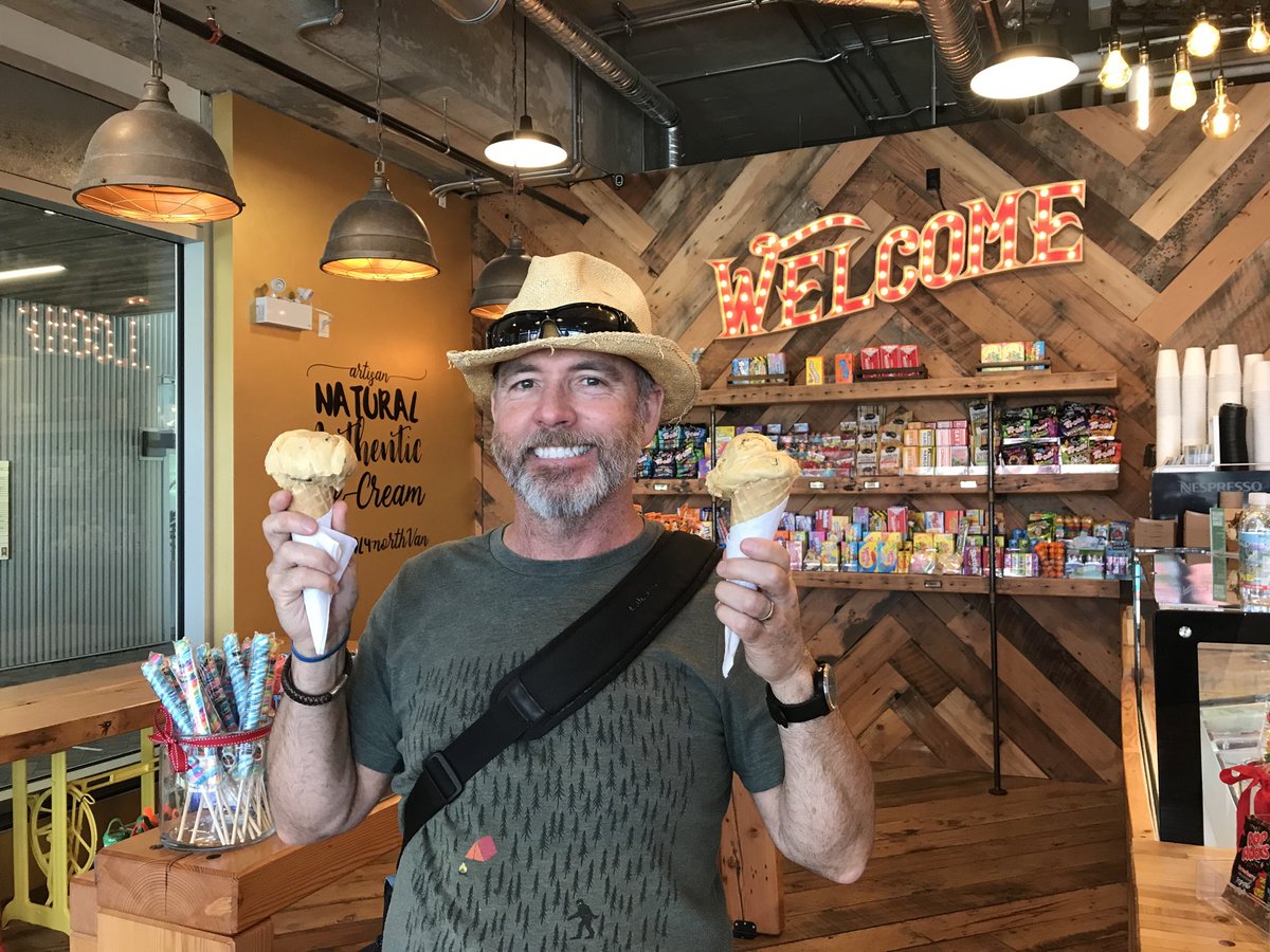 An awesome ⁦<a href="/shipyardsdist/">The Shipyards District BIA</a>⁩ day, ebike &amp; escooter rental from ⁦<a href="/RecklessBikes/">Reckless Bikes</a>⁩ (Thanks Tony &amp; Bosco) and well deserved Salted Caramel from ⁦<a href="/welcomeparlour/">Welcome Parlour</a>⁩. This place is stunning. ⁦<a href="/CityOfNorthVan/">City of North Vancouver</a>⁩ ⁦<a href="/tonyvalente_ca/">Councillor Tony Valente</a>⁩ <a href="/LindaCBuchanan/">Mayor Linda Buchanan</a>⁩ ⁦