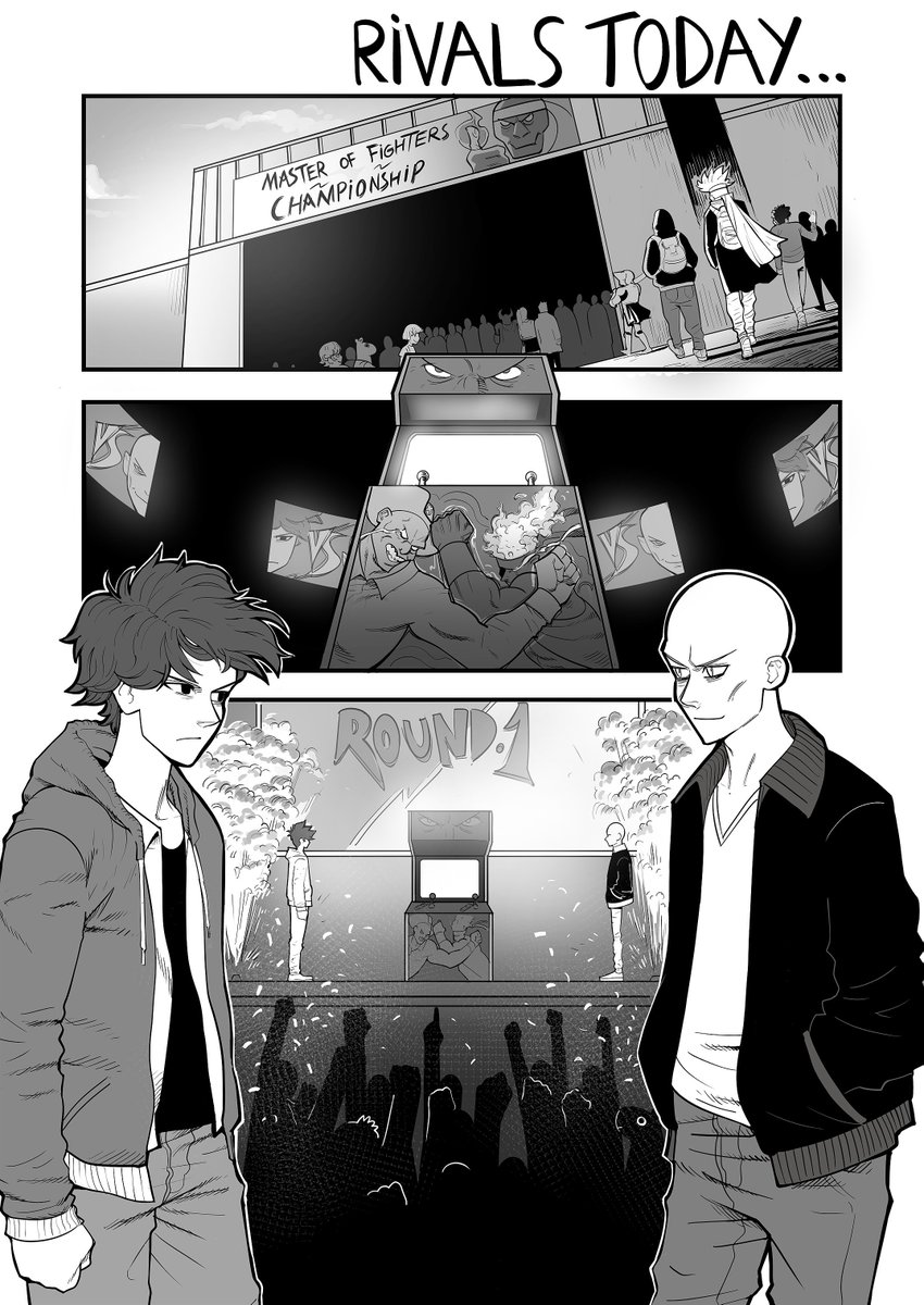 Hey guys!
This was a old project that i worked on. with a friend of mine: @rob_silver13 on Instagram.
It was for SMA (silent manga awards) and i didn't won but i still like it.
The comic is read in Japanese order in case you get confused.