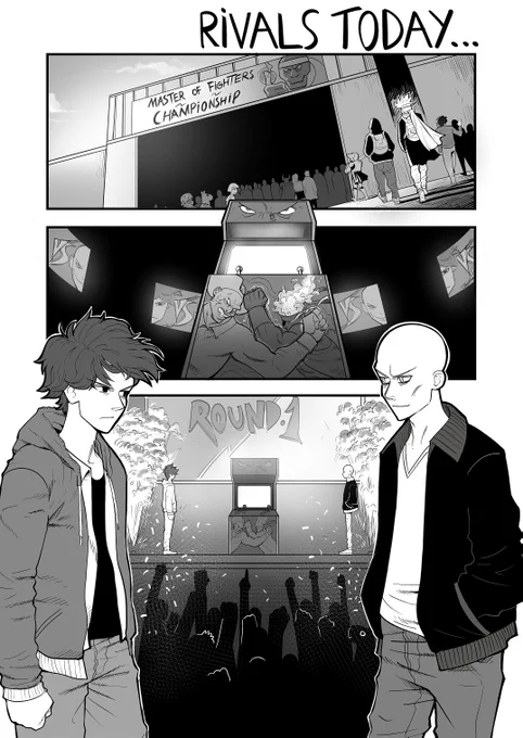 Hey guys!

This was a old project that i worked on. with a friend of mine: @rob_silver13 on Instagram.

It was for SMA (silent manga awards) and i didn't won but i still like it.

The comic is read in Japanese order in case you get confused. 
