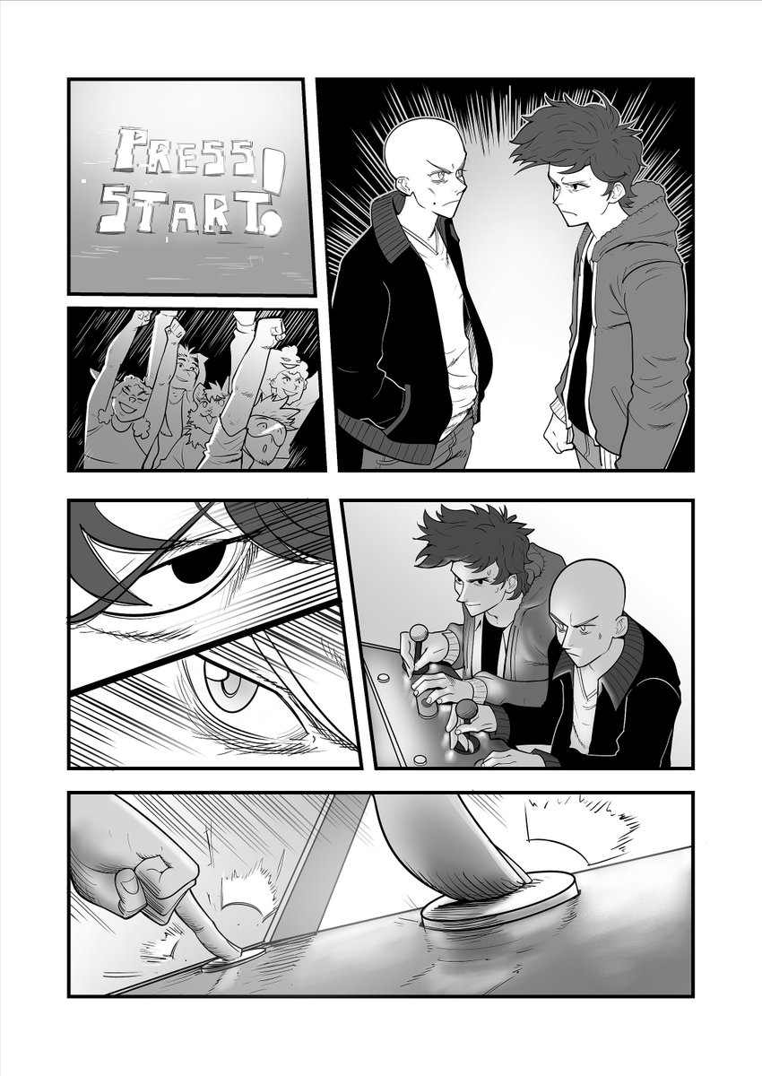 Hey guys!
This was a old project that i worked on. with a friend of mine: @rob_silver13 on Instagram.
It was for SMA (silent manga awards) and i didn't won but i still like it.
The comic is read in Japanese order in case you get confused.