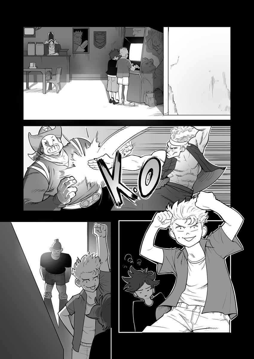 Hey guys!
This was a old project that i worked on. with a friend of mine: @rob_silver13 on Instagram.
It was for SMA (silent manga awards) and i didn't won but i still like it.
The comic is read in Japanese order in case you get confused.