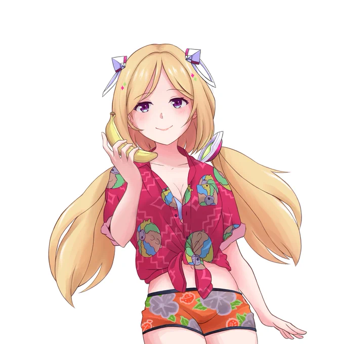 そんなバナナ! #アロ絵 