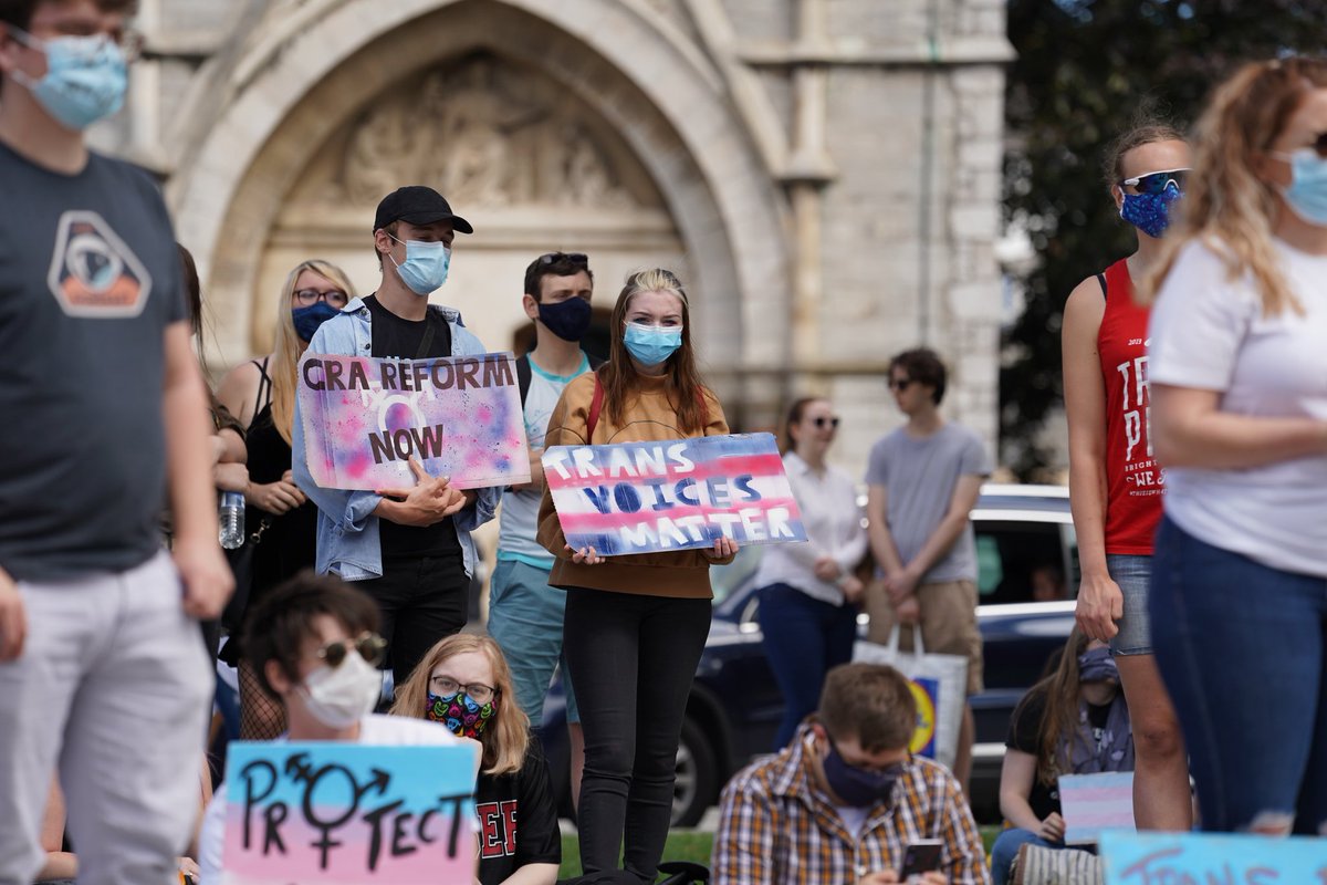 ButtersKira's tweet photo. Trans Rights Protest, Plymouth, July 18th.

#TransRightsProtest #Plymouth https://t.co/iVo8Ca4uA4