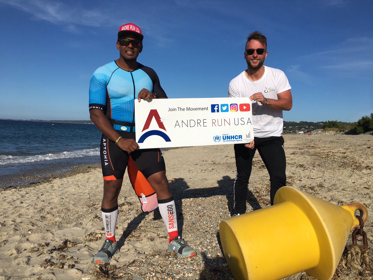 andrerunusa's tweet photo. Biathlon for a good cause accomplished, I only did 6 laps, swam 🏊 a bit more than 3 miles and ran 🏃🏾14 miles. I’m still really grateful for it🙏. 
A Big Thank You to all those who were there physically to support me and virtually @UNRefugeeAgency https://t.co/hyH92MJqCP
