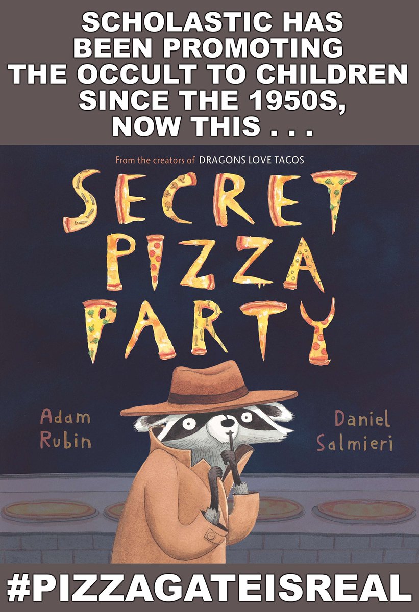 woodrailking's tweet photo. .
CLICK FOR FULL PHOTO
.
Share if you like it
.
#SecretPizzaParty #AdamRubin #Scholastic #OccultForChildren #HarryPotter #JKRowling #Witchcraft #Symbolism #Hidden #Pizzagate #Pedophilia #AgentMargaritaville #PizzaParty #PrinceAndrew #QAnon #Meme https://t.co/KzpnyVg7qH