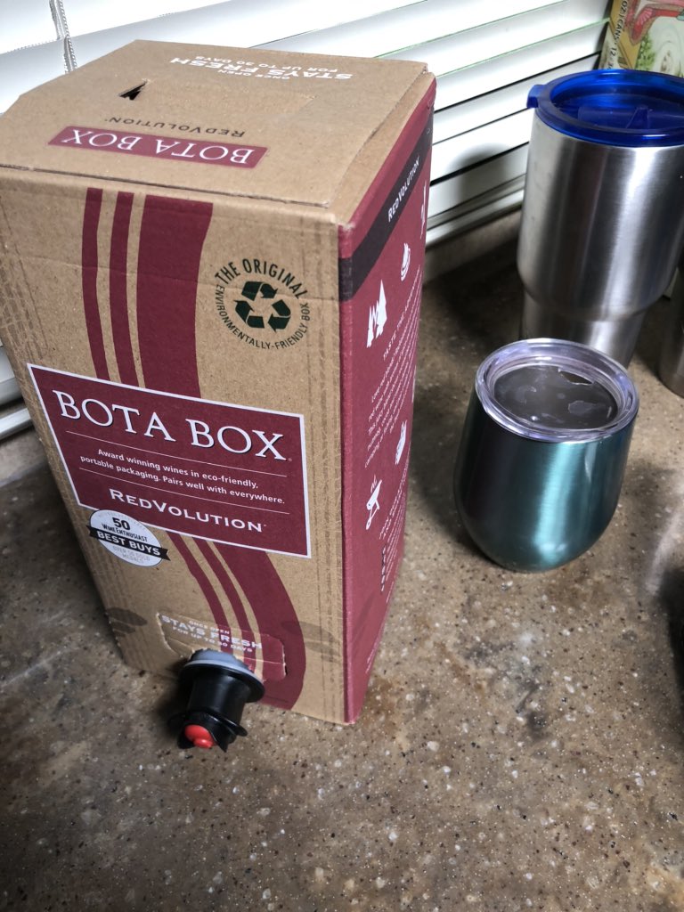 CincyDave2000's tweet photo. Bota Box RedVolution! Our favorite camping wine. Simply the best. @Bota_Box #GoBota https://t.co/3SpDe9AleA