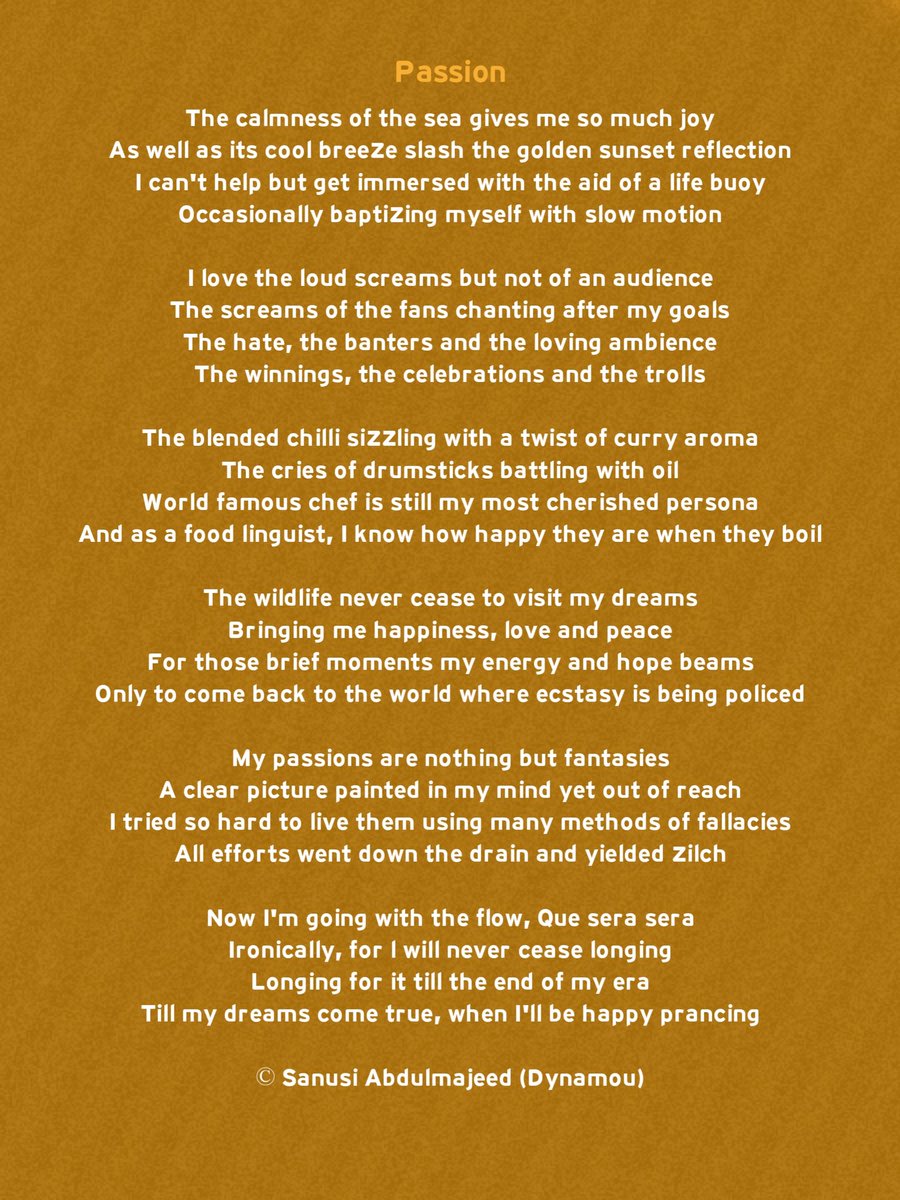 HDynamou's tweet photo. Never give up on your passion, keep fueling it with zeal.. 

#dynamou #ajtnation #passion #writerslife #writersoftwitter #poetry https://t.co/YCrIPM32Dn