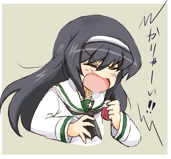 冷泉麻子 「たまには麻子詰め

#ガルパン 」|MA-2㌠のイラスト