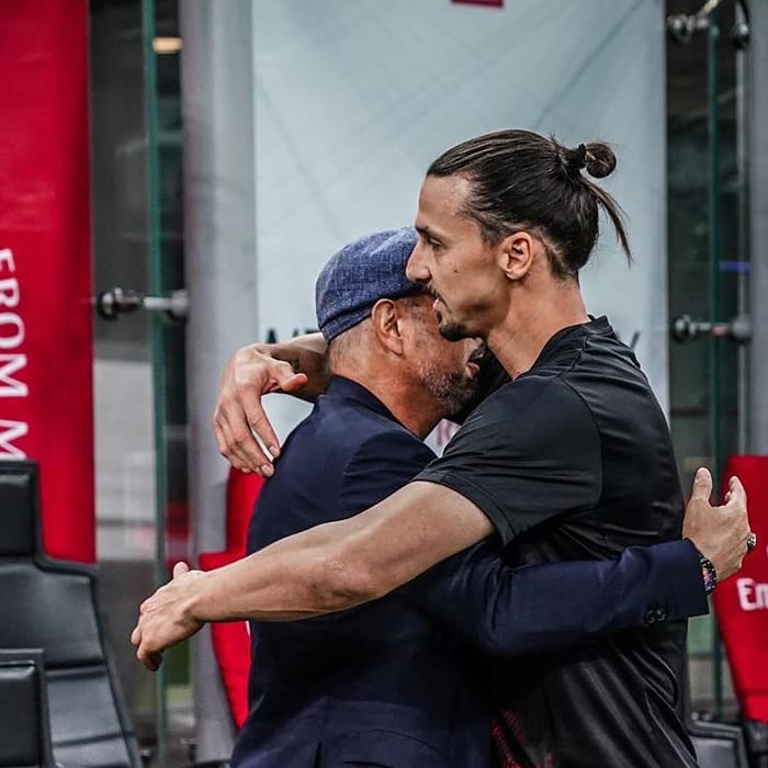 Ibra_official's tweet photo. All Love #SinišaMihajlović https://t.co/bYFci3muYp