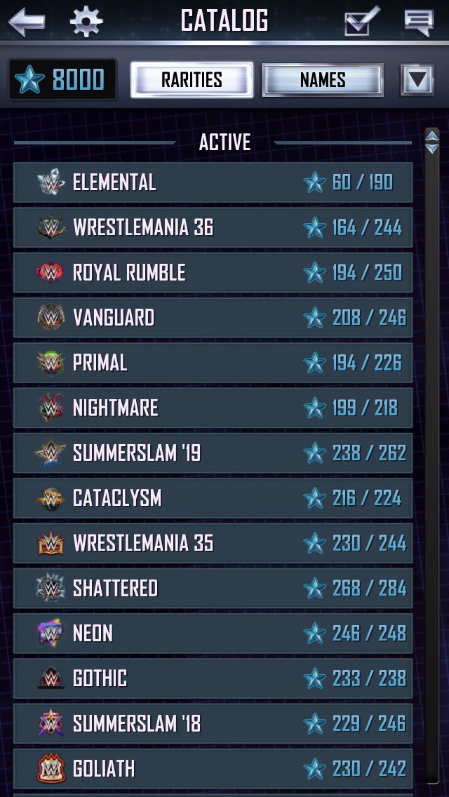 EZil84's tweet photo. Happy to announce that I am the first player to reach an 8,000 star rating in #WWESuperCard EZWWE https://t.co/nNmIsYbD3Y