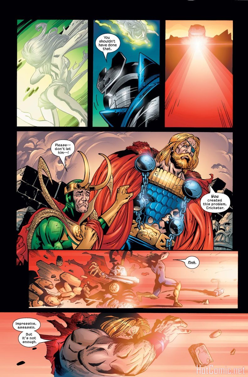 Loki defeats terene