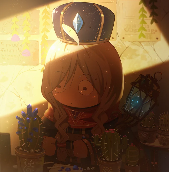#女の子のイラストだけで興味を持ってくれる方へ届け
淡水魚顔の氷の魔法使いと 気弱で一生懸命な うちの子たちです 