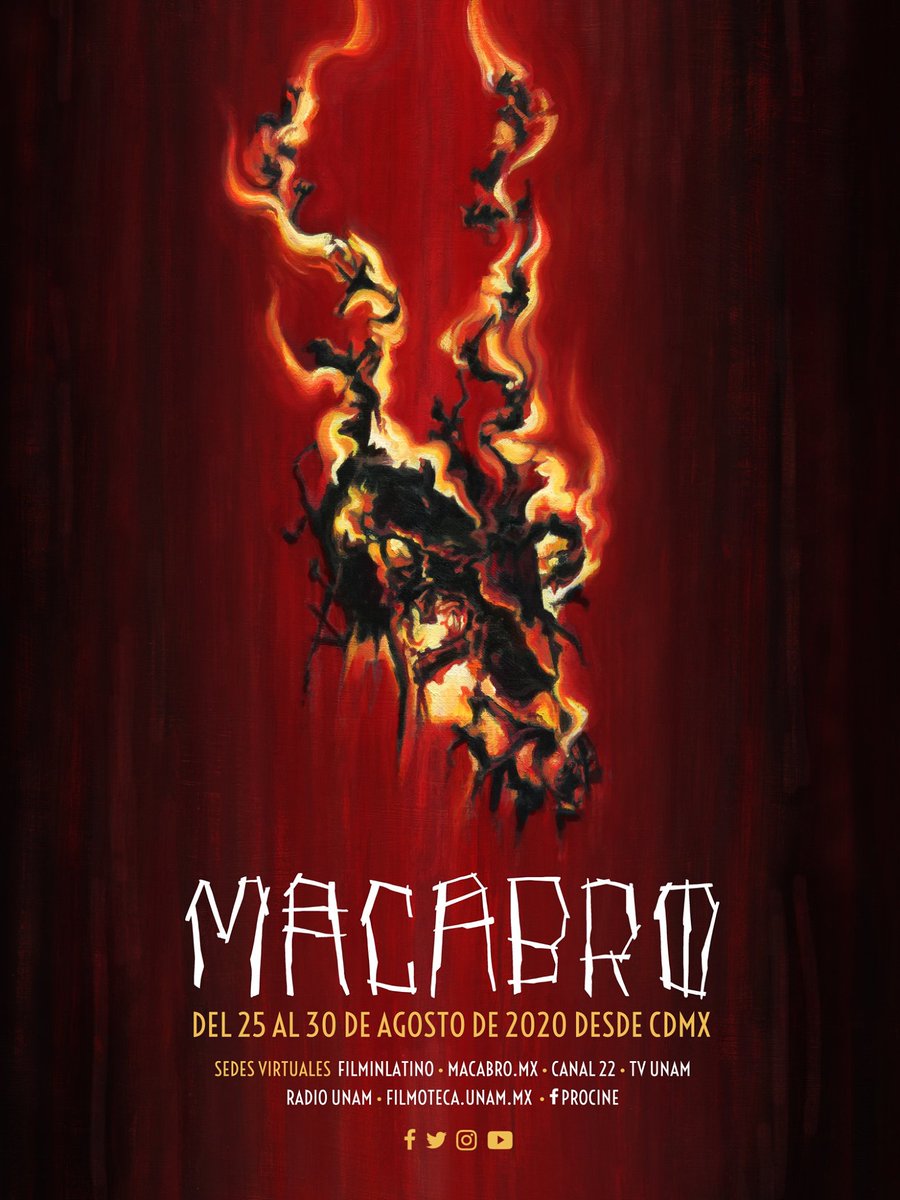 Fixxxion's tweet photo. #CineFXN 🎬

Recuerda que la edición de este año de @MacabroFICH será digital 😈💀

En breve más información sobre los títulos seleccionados y la manera de verlos en las diferentes plataformas 🖥️📺📱 https://t.co/dodzg2YKDS