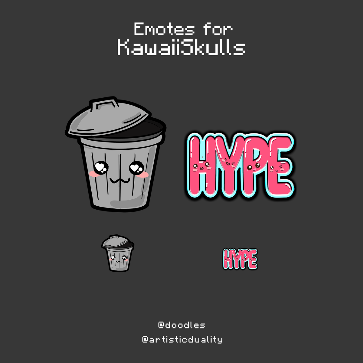 MsMynx's tweet photo. Kawaii Emotes for @KawaiiSkulls 

HD - https://t.co/ioz1dfGl0V https://t.co/2pSCqr9DV7
