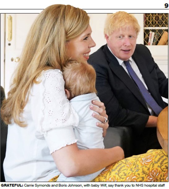 Baby Boris 🍼 has dad’s mop 👨‍👦