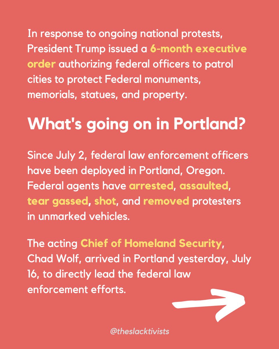 Here’s a breakdown of what’s going in Portland, OR with Trump’s deployment of federal law enforcement officers. (1/3)