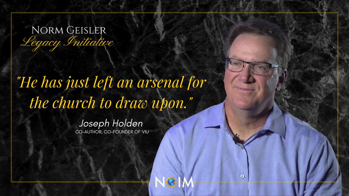 Norm Geisler Legacy Initiative tweet media