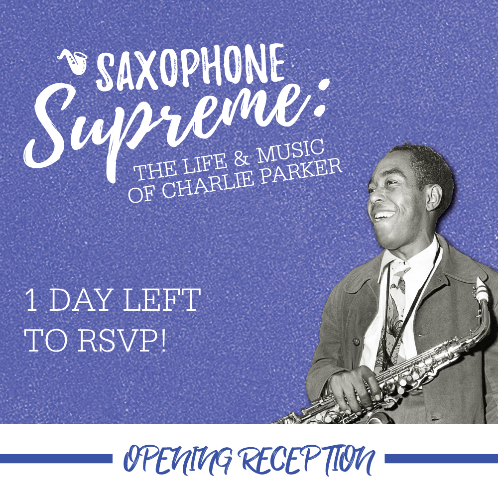 ajazzmuseumKC's tweet image. TOMORROW is our opening reception for "Saxophone Supreme: The Life and Music of Charlie Parker!" Learn more about featured speakers, performances, health and safety precautions, and how to RSVP by clicking here: ow.ly/6VCl50Avh52