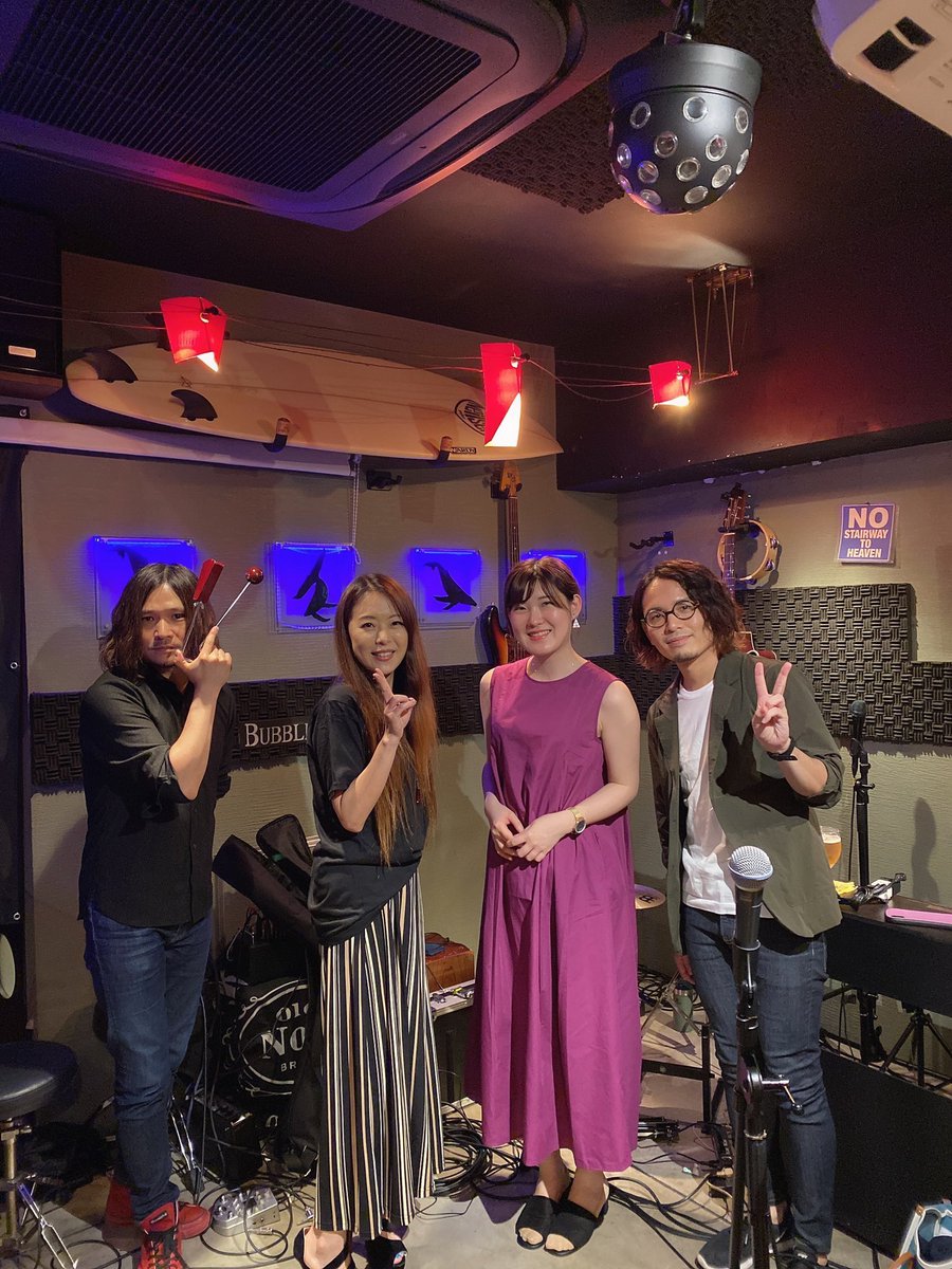 hikodrums's tweet image. 昨日は岡崎雪さんのサポートで叩いてきました！
無観客オンラインライブは数回目ですが、やはり人と演奏するのは楽しい！

ありがとうございました😊
#bubblenet #岡崎雪　#ツイキャス