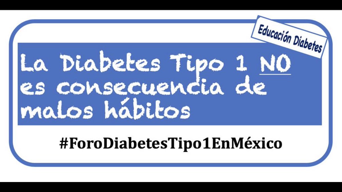 YepezDra's tweet photo. La #DiabetesTipo1 no se puede prevenir, no se relaciona con “malos hábitos alimenticios”
es incurable y precisa de un #TratamientoCompletoDM1Mx .@HLGatell .@RenaceDT1 .@SSalud_mx .@dremarquezr .@nataliaeloisa23 @SMNE_Oficial https://t.co/u8GYhOGRcu