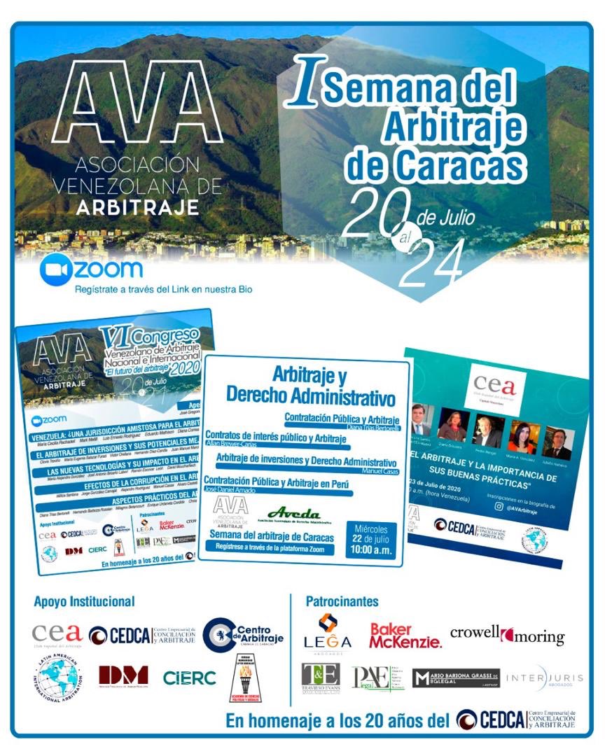 AvArbitraje's tweet photo. Todo listo para un evento inédito: La primera #SemanadelArbitrajedeCaracas Para inscripciones en los distintos eventos debes registrarte en el siguiente link https://t.co/Mr4CgKD10r https://t.co/7hk1vWNV24