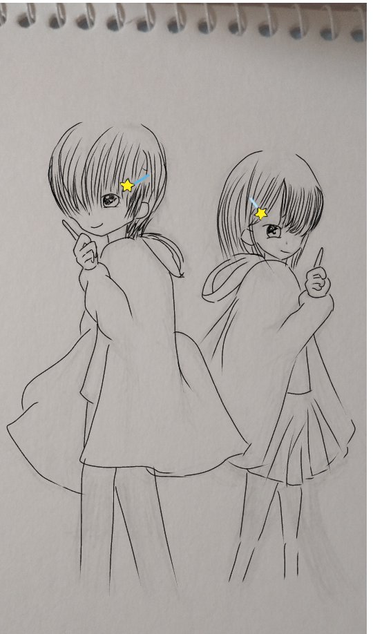 璃桜 星の子 男の子 女の子 星 イラスト アイビスペイント オリキャラ 絵描きさんと繋がりたい いいねかrtで気になった人フォローする