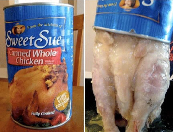 Unplaisantfood's tweet photo. Sweet Sue’s chiken #Food https://t.co/etzd4RqQxm