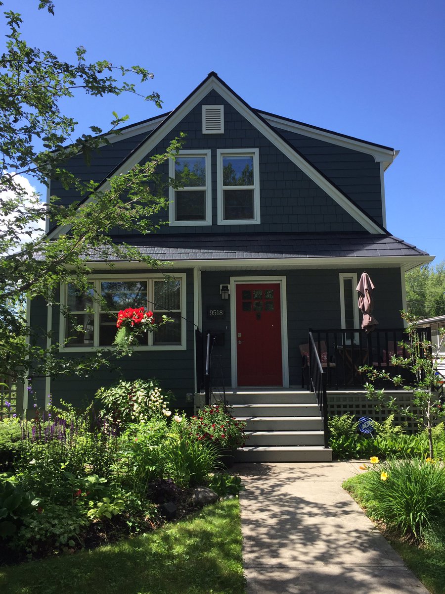 George Prudham wasn’t thinking about solar access when he picked the house design, but each of these homes has a south-facing roof perfect for solar photovoltaics.