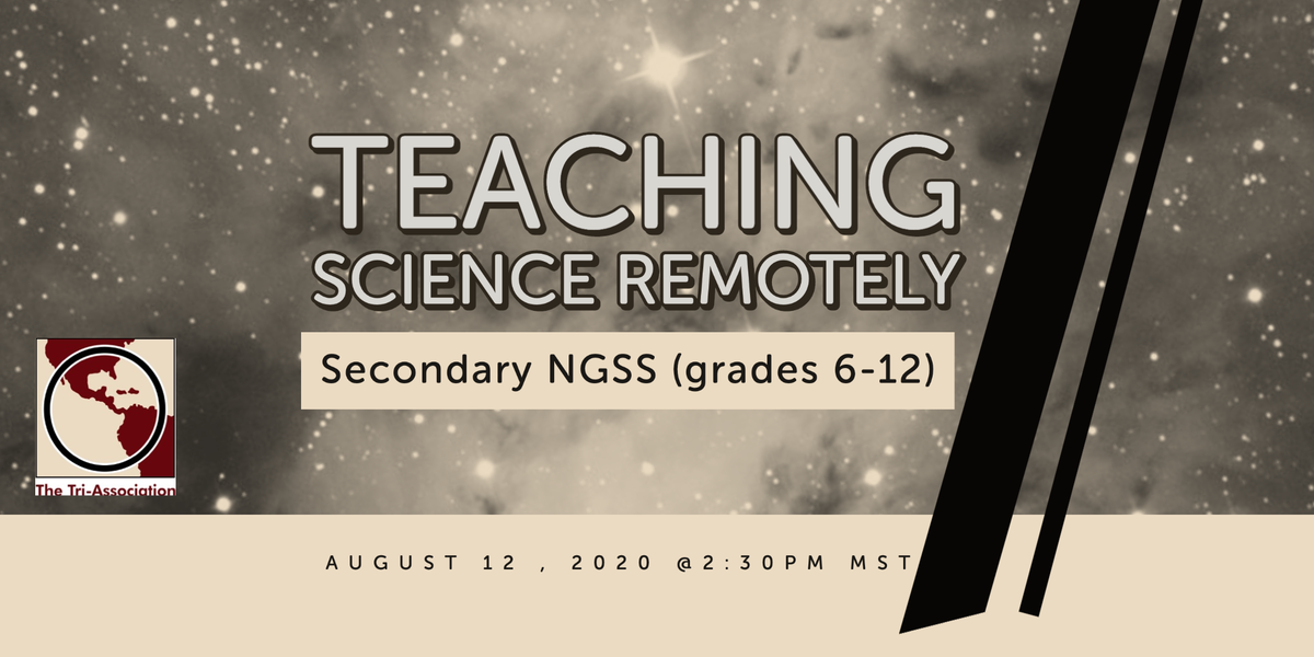 TriAssociation's tweet photo. #TriAssociation Online Course w/ Paul Andersen @paulandersen as your online guide: Teaching Science Remotely - Secondary NGSS (grades 6-12)- REGISTER by July 31, 2020 https://t.co/PmpTUzFVpd https://t.co/mcmweonly8