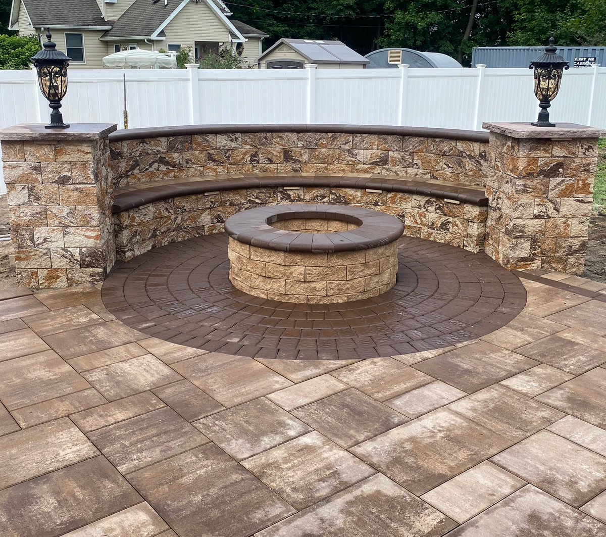 Stone_Creations's tweet photo. Stay tuned as we wrap up this beautiful outdoor living patio for our wonderful homeowners In Ronkonkoma, LI 11779 - all custom, no kits - only by #stonecreationsoflongisland #masonry #pavers #outdoorliving #pros #patios #seatwalls #lightcolumns #ledlighting #firepits #pools https://t.co/bJTVRwDAID