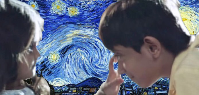editrani94's tweet photo. Mani Ratnam x ART
Anjali, 1990 x Starry Night, Vincent Van Gogh, 1889. The misunderstood, different and "not-normals" are life's best teachers. https://t.co/ylfkjvdmvv
