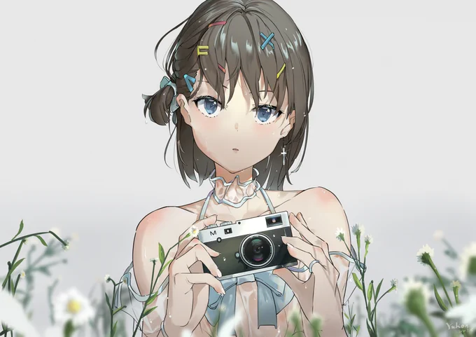After the rain #女の子 #花  