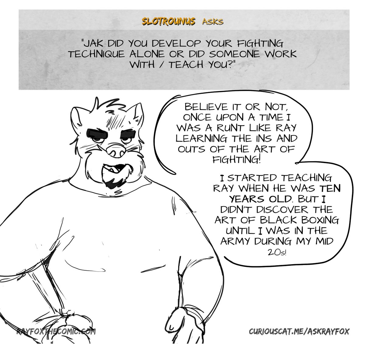 RayFoxTheComic's tweet photo. Jak is old.
#askrayfox #rayfoxcomic https://t.co/ozbTR1yZjQ