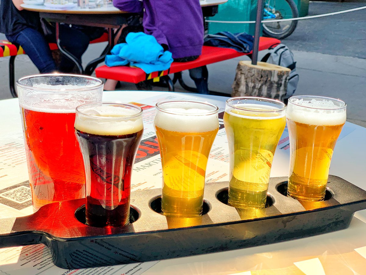 The whole <a href="/FoldingMountain/">Folding Mountain Brewing</a> lineup! <a href="/DownstreamJNP/">Downstream Jasper</a> 🍻 – BeerGuy Matt