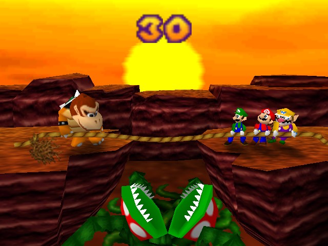 Los que hemos jugado al Mario party de la Nintendo 64 conocemos la relación entre estas tres imágenes