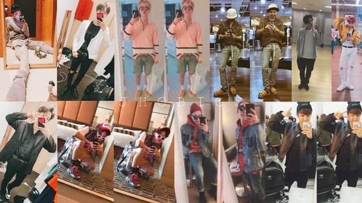 Plushcheek's tweet photo. hobi and his mirror selcas https://t.co/fB8b1oe99o