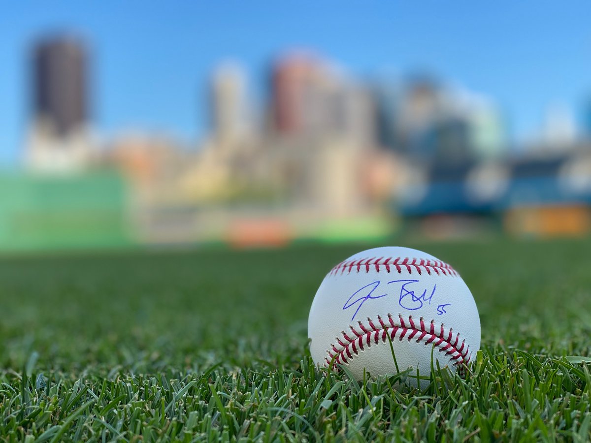 Pirates's tweet image. RETWEET THIS now for a chance to win a signed Josh Bell baseball!