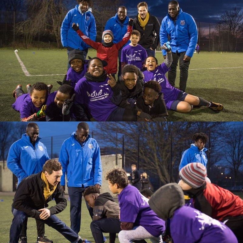 ACTIVE COMMUNITIES NETWORK (2018): The charity receives support from Laureus and Benedict joined a football training session to get a better understanding of what their work looks like in London‘s community. Video:  (via  @YouTube)