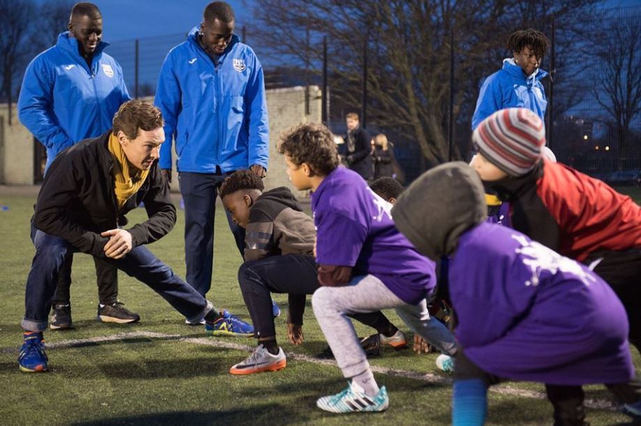 ACTIVE COMMUNITIES NETWORK (2018): The charity receives support from Laureus and Benedict joined a football training session to get a better understanding of what their work looks like in London‘s community. Video:  (via  @YouTube)